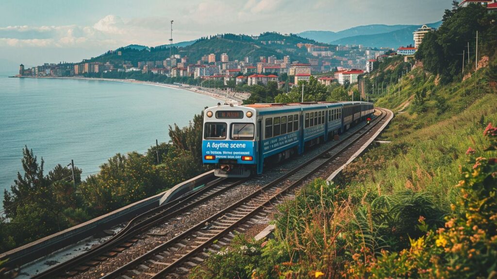 Çıkış kapısının yanında duran genç iş kadını portresi