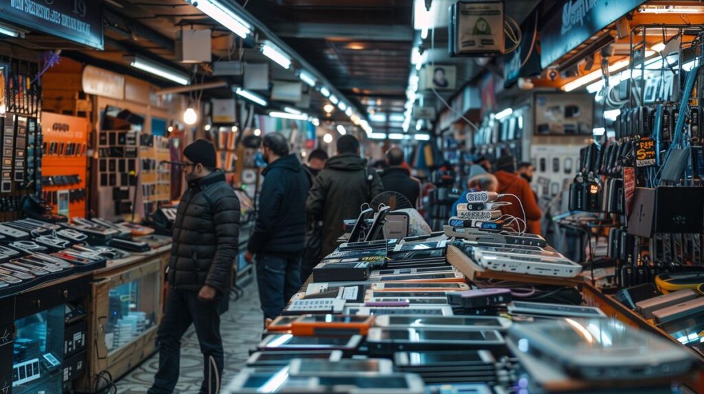 Renkli balonlarla süslenmiş doğum günü partisi sahnesi