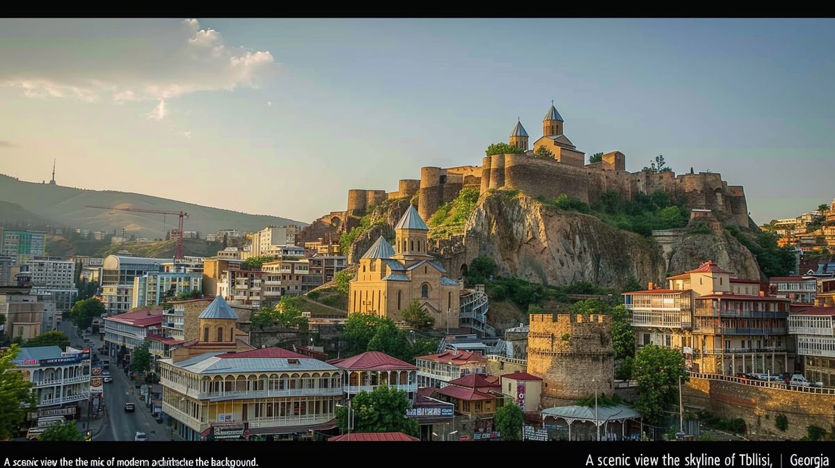 Tiflis mi Batum mu daha güzel karşılaştırması yapan turistlerin fotoğrafı